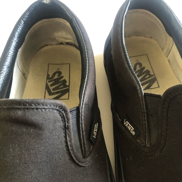 Black Classic Slip On Vans - Picture 6 of 16